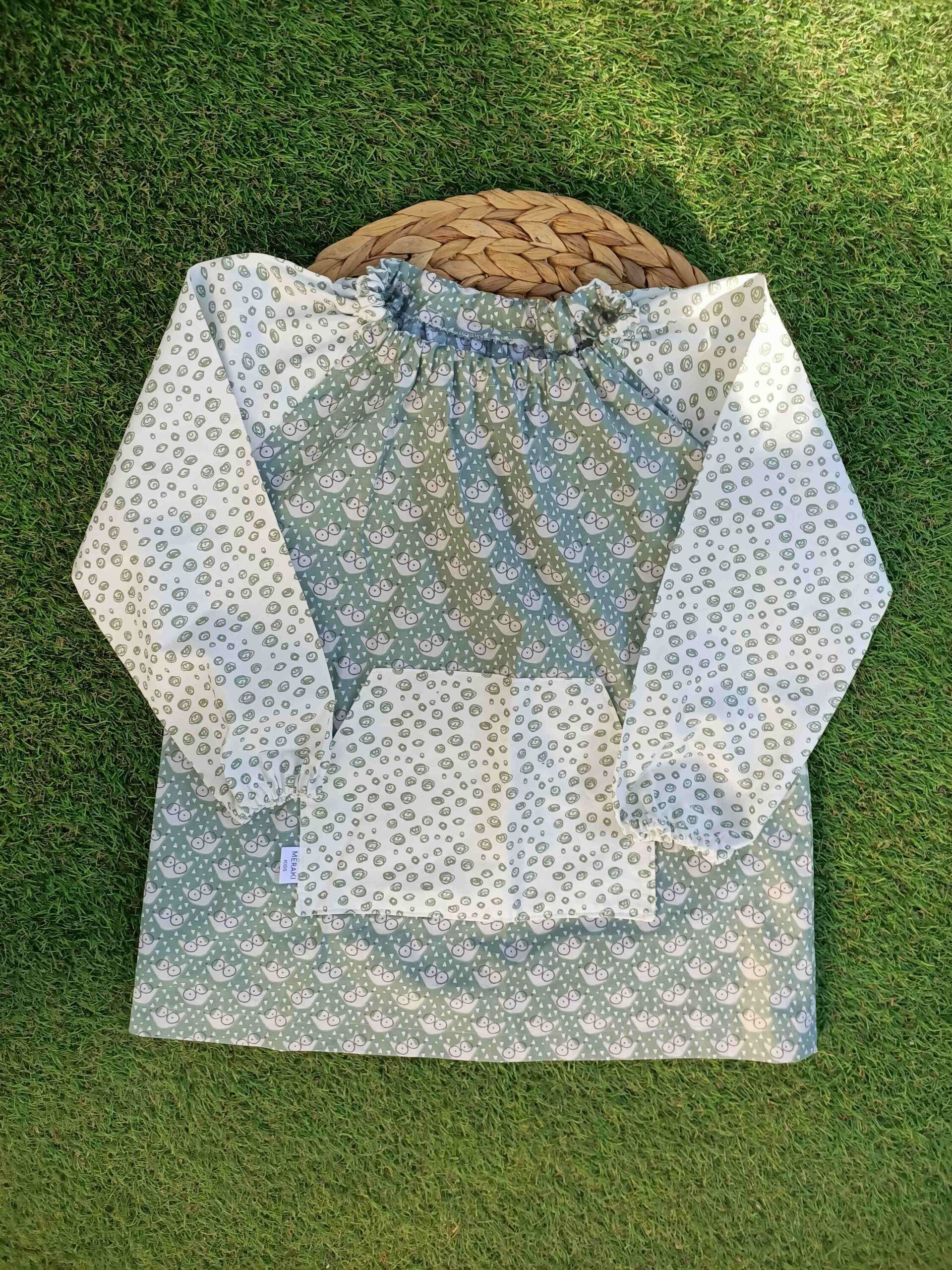 Babi verde estampado - 2